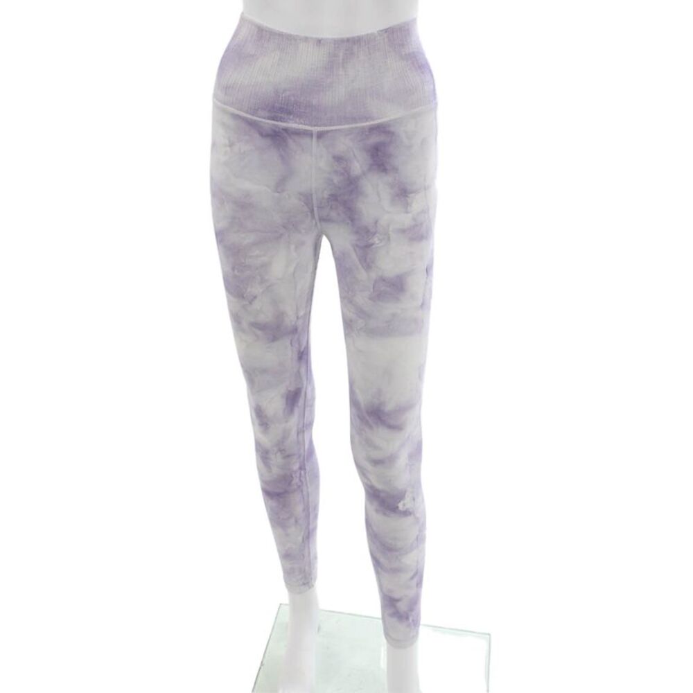 FP Movement Womens Tie Dye Purple Ankle Leggings Nylon Size XS